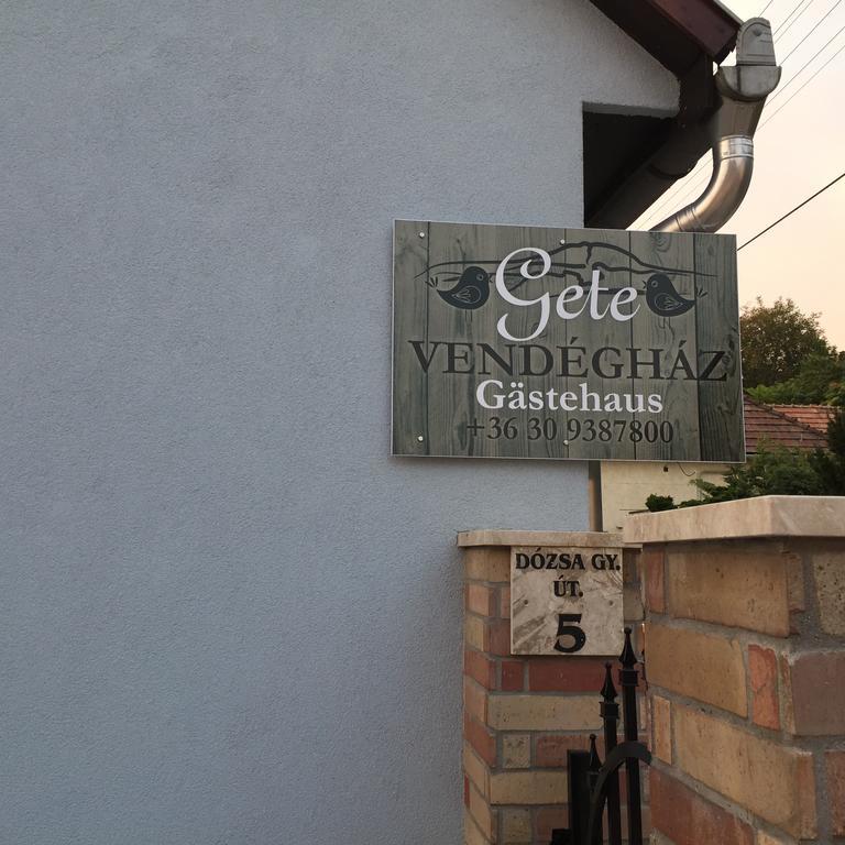 Gete Vendeghaz Villa Csolnok Exterior photo